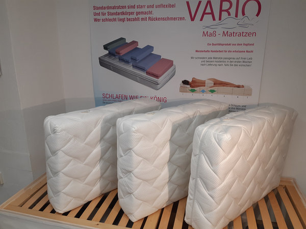 VARIO Senior (3-Teiler) für Bettgröße: 90 x 190 cm. Kaltschaum